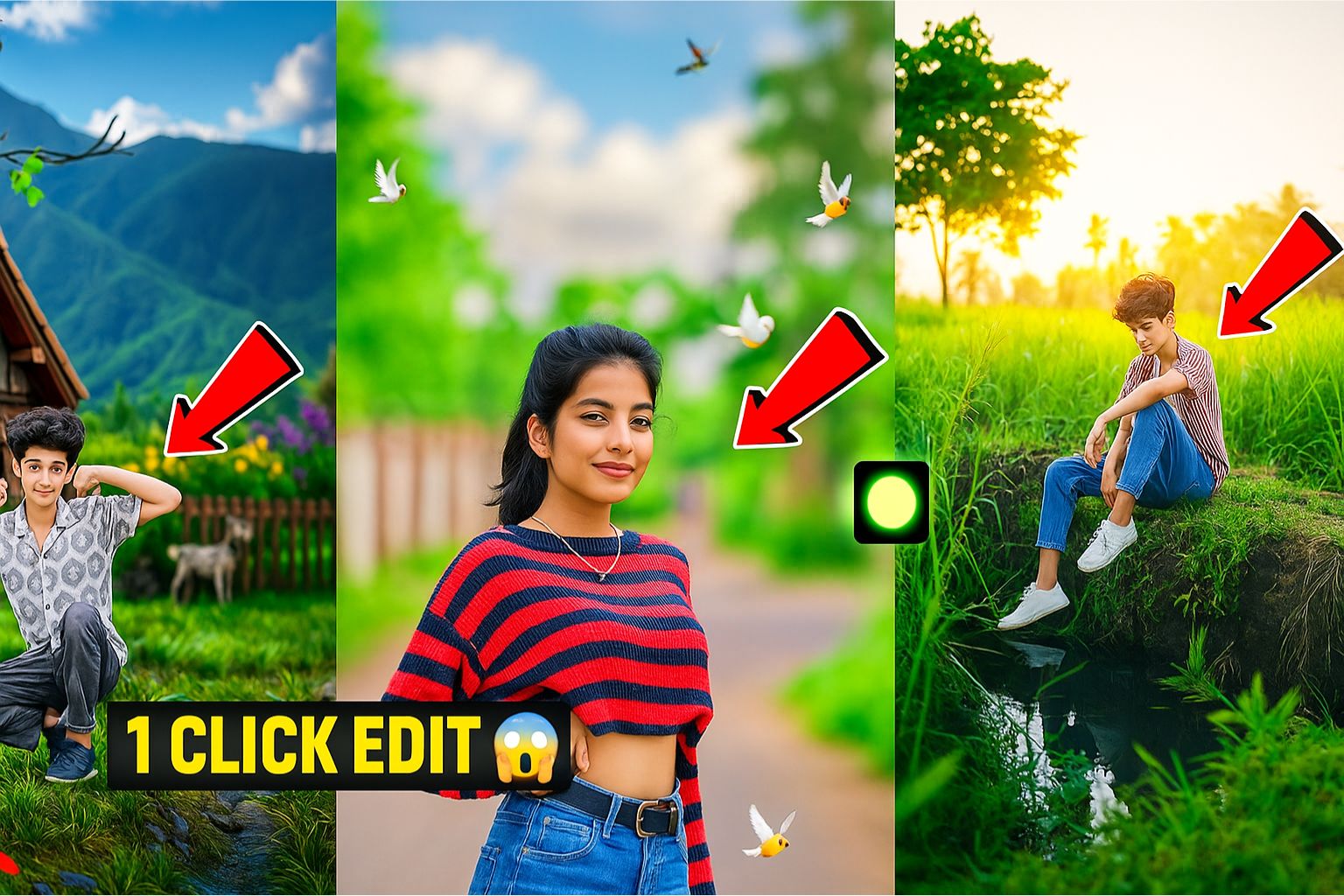 Guide image showing how to install Aarya Editz application
